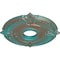 Ekena Millwork Attica Ceiling Medallion (Fits Canopies up to 5"), 18"OD x 4"ID x 5/8"P, Copper Green Patina CM18ATCGS - alternate 3